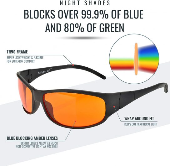 BioRhythm Blue Blocking Amber Lenses