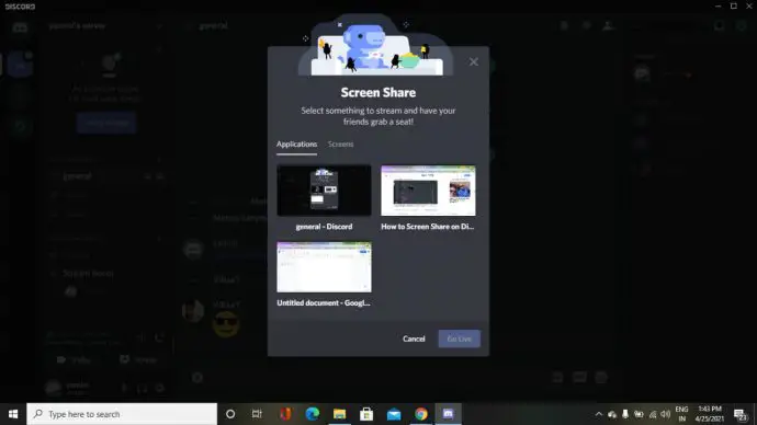 how to screen share on discord (3)