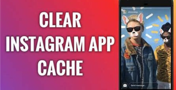 how to clear instagram cache