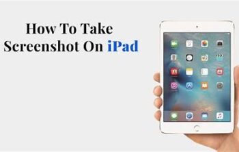 How to Screenshot on iPad?