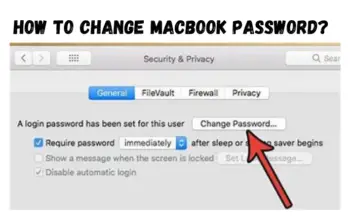 How to Change MacBook Password?