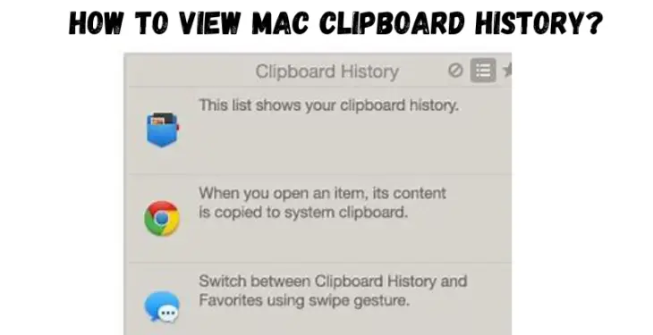 Mac Clipboard History