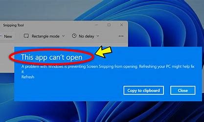 How to Fix Snipping Tool Not Working