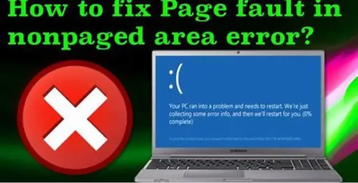 How to fix Page Fault in Non-paged Area?