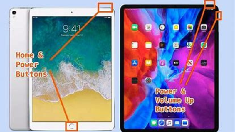 How to take a Screenshot on iPad if it has a home button?